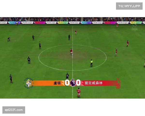 实时数据：卢顿对阵诺丁汉森林比赛前60分钟，传中成功率仅为19%